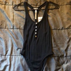 Free people black bodysuit